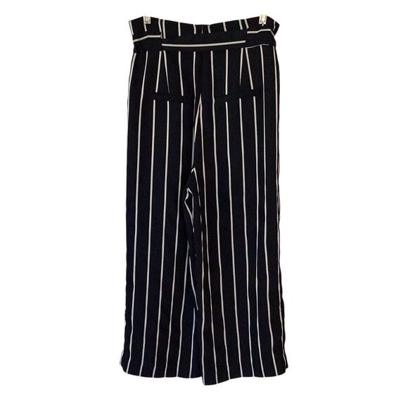 Second Female Anthropologie Lexington Wide Leg Pants Women’s Small Navy Cropped - Picture 3 of 9